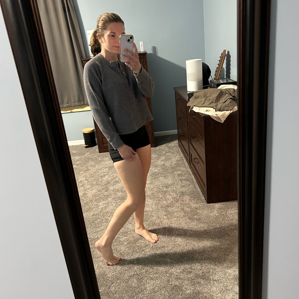 Old Navy Gray Crew Neck Sweater